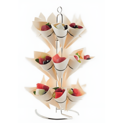 Expositor para Conos Cambro |Buffet|DCH27 | Metal Cromado