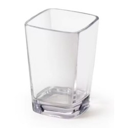 Vasito Cuadrado Cambro 89 ml |24 uds|SW-1435-CL|Buffet |Hostelería