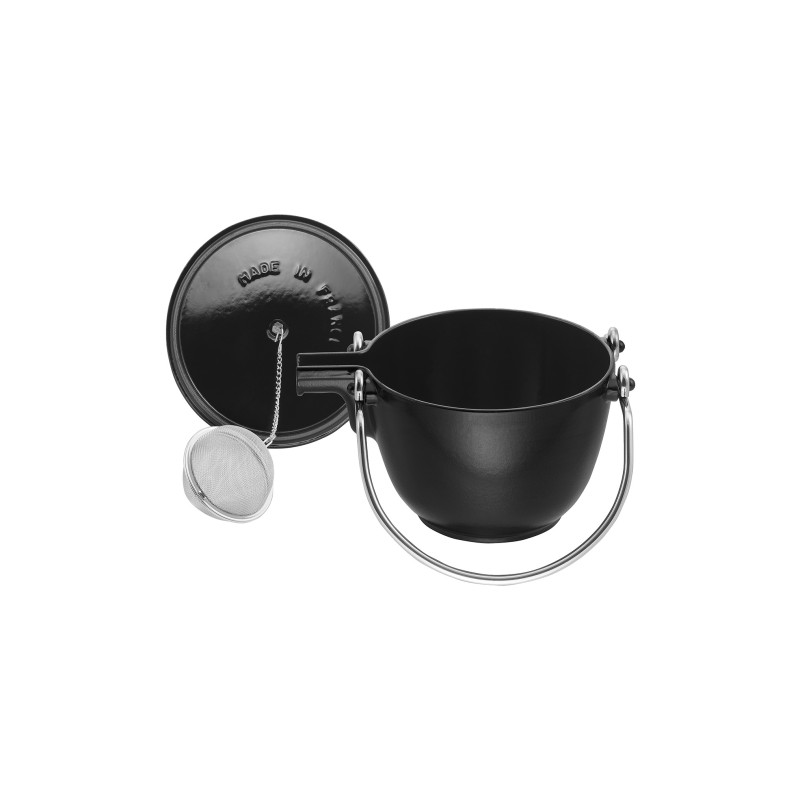 LOS GEMELOS STAUB 40509-421-0 Tetera de hierro colado STAUB. Diametro: 21cm
