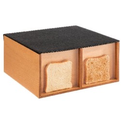 Caja para Dispensar Pan 2 Secciones |Buffet | Paderno