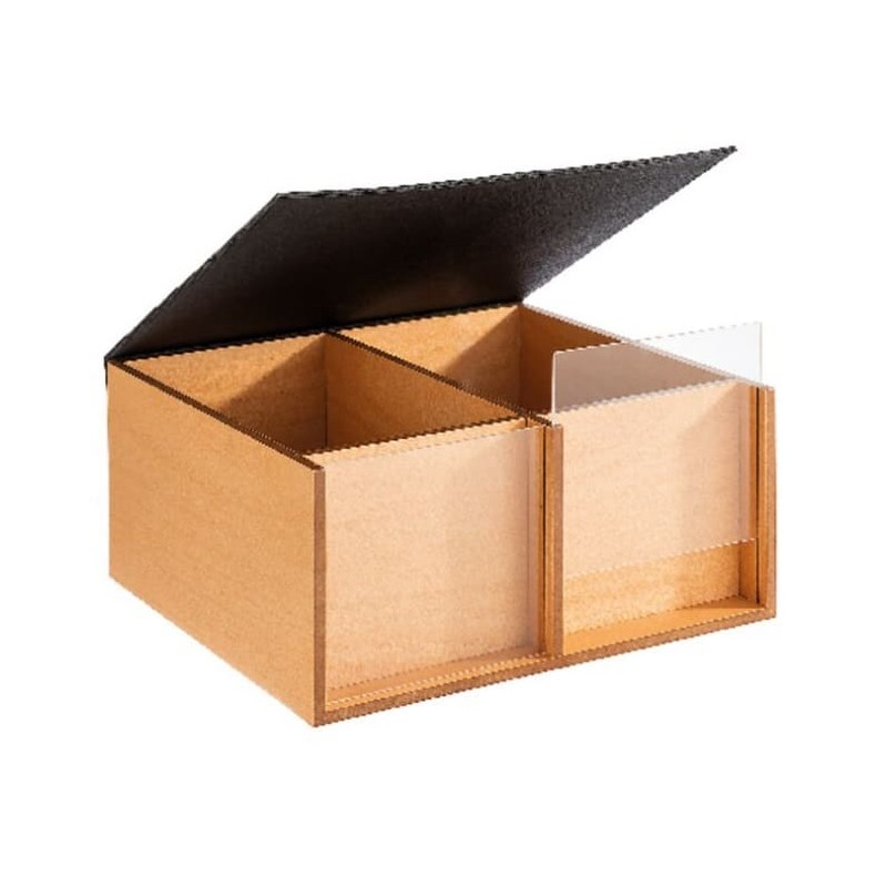 Caja para Dispensar Pan 2 Secciones |Buffet | Paderno