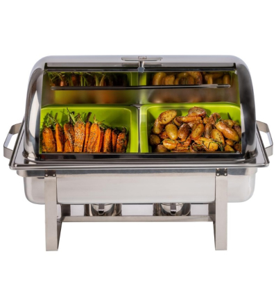 Chafing Dish Rectangular Rolltop "Maestro" GN 1/1 | APS Ref. 12300