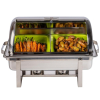 Chafing Dish Rectangular Rolltop "Maestro" GN 1/1 | APS Ref. 12300