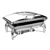 Chafing Dish Luxe GN 1/1 con Visor de Cristal y Tapa Amortiguada | Lacor 69091