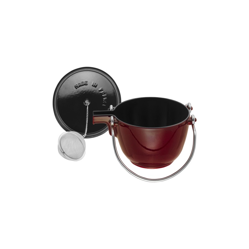 LOS GEMELOS STAUB 40509-424-0 Tetera de hierro colado STAUB. Diametro: 21cm