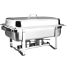 Chafing Dish GN 1/1 con Tapa de Acero Inoxidable | Lacor 69110