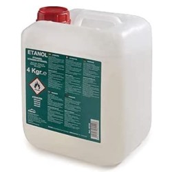Bidón de Combustible Etanol 4 kg | Uso Gastronómico Limpio y Seguro