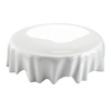 Platos "DressCoat" de Porcelana Blanca 22 x 22 x 6.5 cm | Set de 3