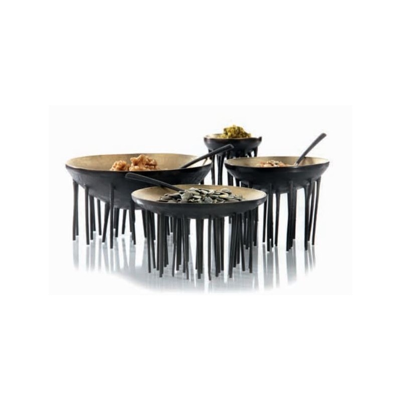 Bol/Expositor "Fakir" Latón Dorado Ø18 cm | Zieher 2380.18