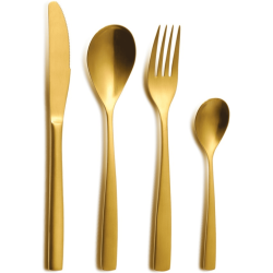 Tenedor de Ensalada Barcelona Oro 26.5 cm | Comas (10 uds)