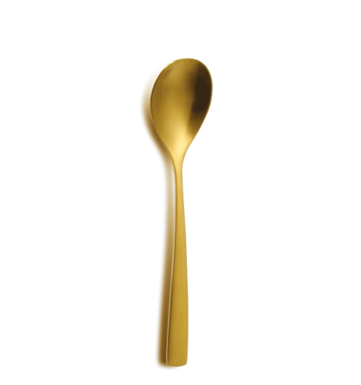 Cuchara de café Barcelona Oro. 14 cm. (12 uds)