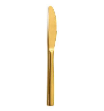 Cuchillo de mesa Barcelona Oro. 22.1 cm. (12 uds)