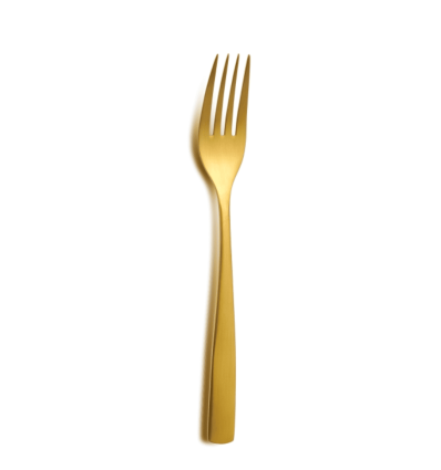 Tenedor lunch Barcelona Oro. 14 cm. (12 uds)