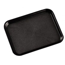 Bandeja Fast Food Negra 41.6x30.5 | Buffet Autoservicio | Araven 19047
