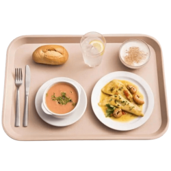 Bandeja Fast Food Beige 35 x 27 cm| Buffet Autoservicio | Araven 61046