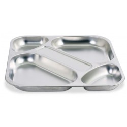 Bandeja Autoservicio Inox 34x34 cm Supreminox 8750 | Acero 18/10