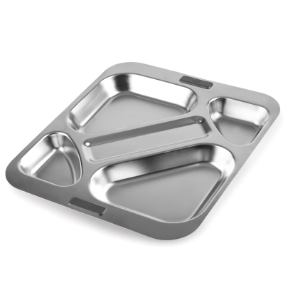Bandeja de Acero Inoxidable |Apilable |Acero inox 18/10