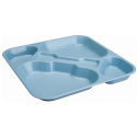 Bandeja de Autoservicio BPA-Free | Apilable 33x33 | Policarbonato Azul