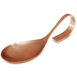 Cuchara de Presentación Barcelona Cobre | 18.5 cm | Comas (12 uds)