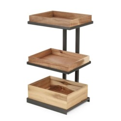 Caja de Madera Apilable 30x22 cm| Pujadas P595003 | Buffet Profesional