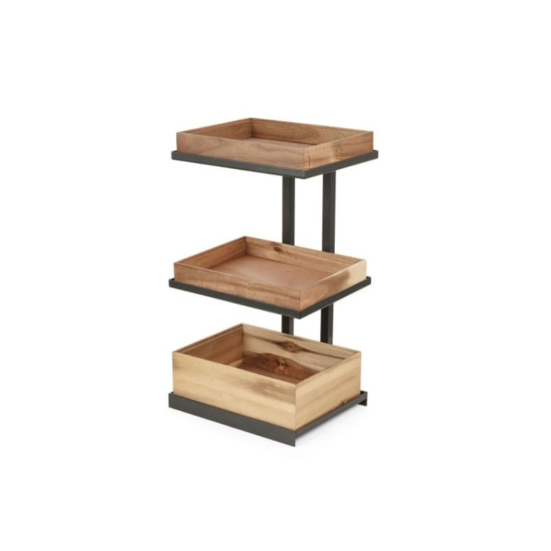 Caja de Madera Apilable 30x22 cm| Pujadas P595003 | Buffet Profesional
