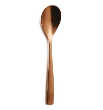 Cuchara de postre Barcelona Cobre. 18.3 cm. (12 uds)