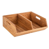 Caja Buffet de Madera con 2 Compartimentos | Roble Aceitado| APS 11729