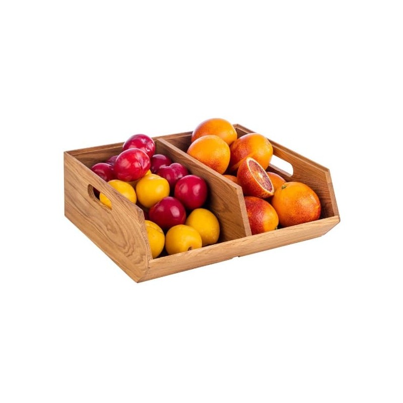 Caja Buffet de Madera 2 Compartimentos | APS 11729 | Roble Aceitado