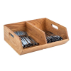 Caja Buffet de Madera con 2 Compartimentos | Roble Aceitado| APS 11729