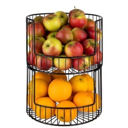 Cesta para Pan o Fruta | APS 30209 | Metal y Algodón Lavable