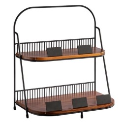 Expositor Soporte de 2 Alturas | APS 30339 | Set de 11 Piezas|Buffet