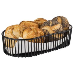 Cesta Pan y Fruta Urban Metal Negro| Buffet |Cocina| APS 30337 | 