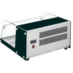 Vitrina Refrigerada 40L | Lacor 69607 | Cristal y Acero |Hostelería