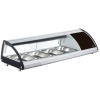 Vitrina Refrigerada 4xGN1/3 | Lacor 69605 | Cristal y Acero Inoxidable