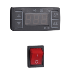 Vitrina Refrigerada GN1/3 | Lacor 69605 | Cristal y Acero |Hostelería