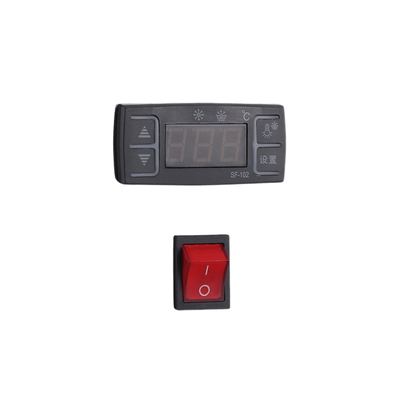 Vitrina Refrigerada 6xGN1/3 | Lacor 69606 | Cristal y Acero Inoxidable