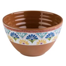 Mini Bol "Arabesque" Melamina Beige y Azul 0,2 L | APS 84687