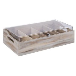 Porta Cubiertos  Tapa "Vintage" Madera Blanca | APS 11948 | Hostelería