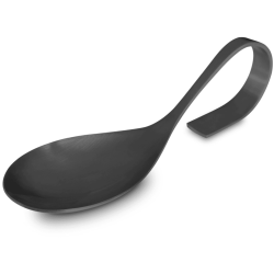 Cuchara de Presentación Barcelona Negro 18.5 cm (12 uds) | Comas