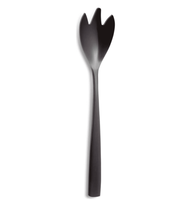 Tenedor de ensalada Barcelona Negro. 26.5 cm. (10 uds)