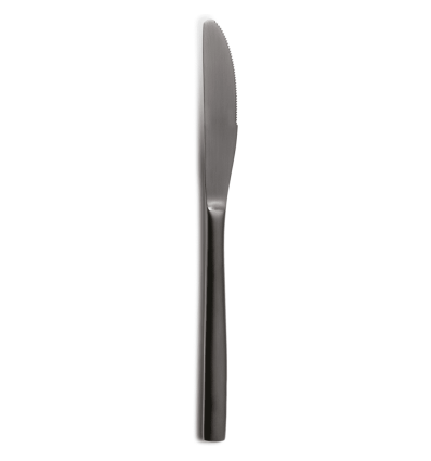 Cuchillo de mesa Barcelona Negro. 22.1 cm. (12 uds)