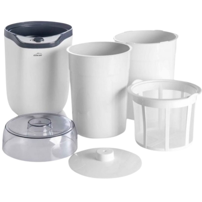 Yogurtera White 1 L | Con Filtro | Lacor 69246