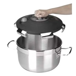 Olla Presión Luxe 23 L | Profesional | Acero Inox 18/10 | Lacor 50823