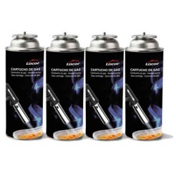 Set de 4 Cartuchos de Gas 420 ml 220 g | Bayoneta Universal | Lacor 