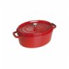 LOS GEMELOS STAUB 40509-866-0 Cocotte STAUB oval cereza de hierro colado . Diametro: 31cm