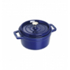 LOS GEMELOS STAUB 40510-265-0 Cocotte STAUB redonda azul oscuro de hierro colado . Diametro: 22cm