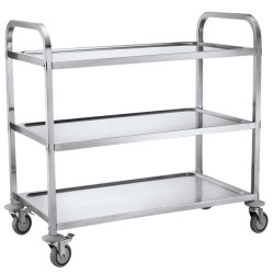 Carro Servicio 3 Estantes | Acero Inox | Hostelería | Alium Pro