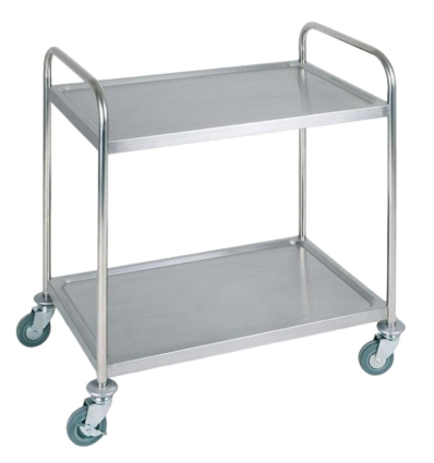 Carro Servicio "GO" | 2 Baldas | Acero Inox | 93 cm Alto | APS 1197