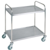 Carro Servicio "GO" | 2 Baldas | Acero Inox | 93 cm Alto | APS 1197