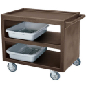 Carro de Servicio 82 cm Alto | 3 Niveles | Marrón Oscuro Cambro